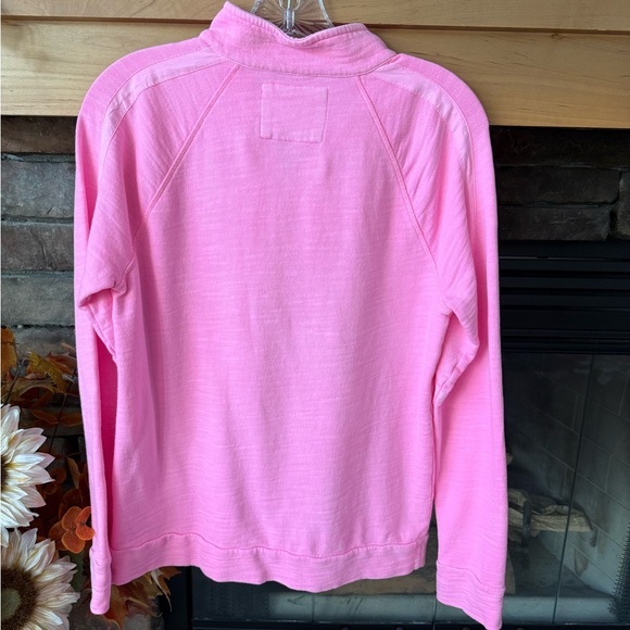 Lilly Pulitzer Ashlee Pink Half-Zip Pullover Sweatshirt Size Small - Picture 6 of 9